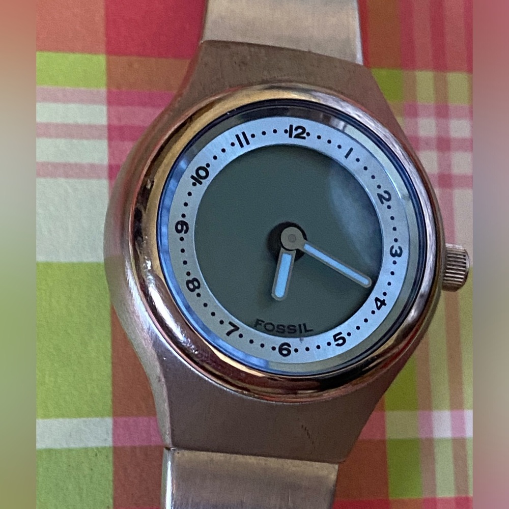 Fossil Big Tic Watch Women Silver Tone JR-7876